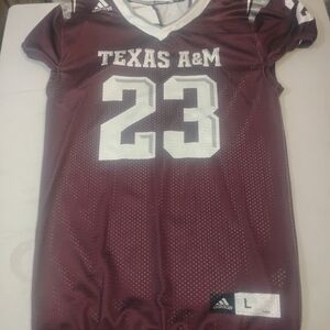 Adidas Texas A&M Burgundy Jersey with White Details